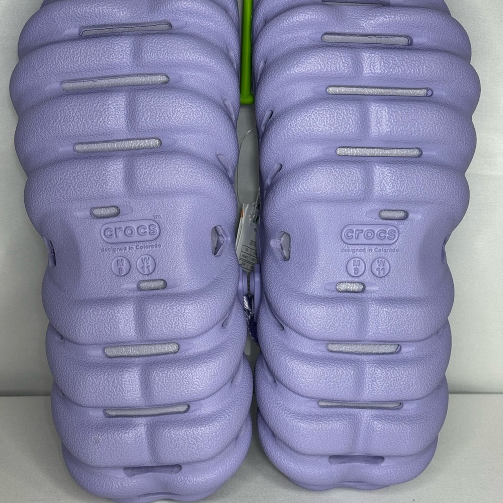 CROCS Echo Lavender Clogs Shoes - Picture 2 of 8
